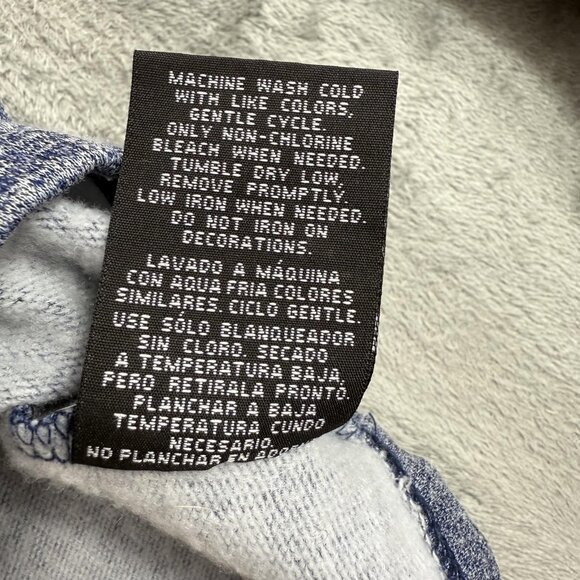 Marvel Captain America Shield Pullover Mens Medium Blue Quarter Zip Heathered - Picture 9 of 13